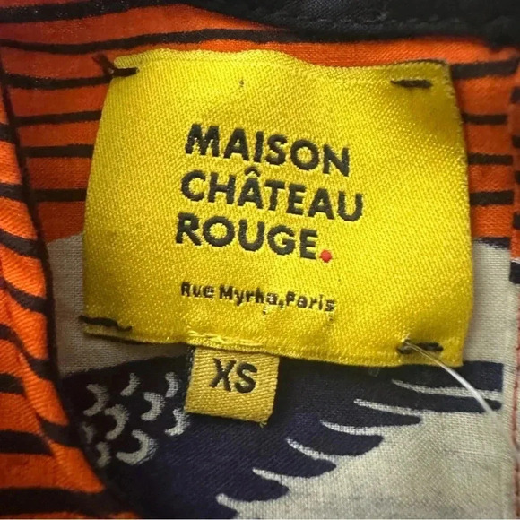 MAISON CHATEAU ROUGE Wax Top Size XS NWT - Picture 8 of 11